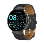 ساعة سمارت الترا  تعمل باللمس شاشة 1.45 بوصة HD عالية الدقة مزود بتقنية NFC ومقاومة للماء / موديل AOD - لون اسود