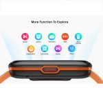 ⁦ساعة سمارت الترا  تعمل باللمس شاشة 1.91 بوصة HD عالية الدقة مزود بتقنية NFC ومقاومة للماء / موديل DV03 - لون برتقالي⁩ - الصورة ⁦5⁩