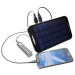 Solar powered phone charging power bank with 2 USB without battery - Image 5