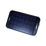 Solar powered phone charging power bank with 2 USB without battery