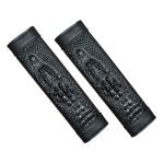 2 pieces of leather car seat belt cover, suitable for all cars, in the shape of a crocodile / Model GTC100 - Black Color