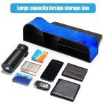 ⁦منظم جانبي لمقعد السيارة متعدد الوظائف مناسب لجميع موديلات وانواع السيارات ( قطعة واحدة ) / JJG100 - لون ازرق كاربون لامع⁩ - الصورة ⁦3⁩