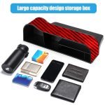 ⁦منظم جانبي لمقعد السيارة متعدد الوظائف مناسب لجميع موديلات وانواع السيارات ( قطعة واحدة ) / JJG100 - لون احمر كاربون لامع⁩ - الصورة ⁦2⁩