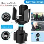 Cup and water bottle holder installed in the car / Model B14 - Image 4