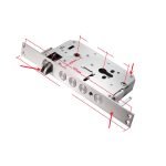 ⁦كالون باب شقة مصنوع من الحديد والفولاز المقوم للصدأ والخدوش / موديل GGS7⁩ - الصورة ⁦5⁩