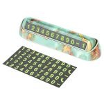 ⁦حامل ارقام الهاتف تلزق علي تابلوه السيارة لسهولة الوصول إليك بسرعة - موديل HT-902 / متعدد الألوان⁩ - الصورة ⁦2⁩