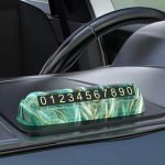 ⁦حامل ارقام الهاتف تلزق علي تابلوه السيارة لسهولة الوصول إليك بسرعة - موديل HT-902 / متعدد الألوان⁩ - الصورة ⁦3⁩