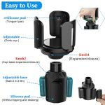 Cup and water bottle holder installed in the car / Model B14 - Image 6