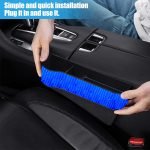 ⁦منظم جانبي لمقعد السيارة متعدد الوظائف مناسب لجميع موديلات وانواع السيارات ( قطعة واحدة ) / JJG100 - لون ازرق كاربون لامع⁩ - الصورة ⁦2⁩