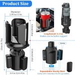 Cup and water bottle holder installed in the car / Model B14 - Image 7