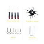 ⁦مجموعة ادوات فك واصلاح وتركيب تابلوه السيارة باللون الاحمر / 145 قطعة⁩ - الصورة ⁦4⁩