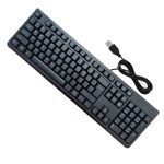 كيبورد سلكي بمنفذ يو اس بي عربي انجليزي ملائم ومريح للعين / موديل A5