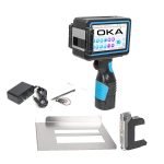 OKA portable wireless printer touch intelligent inkjet printer for printing on cartons, wood, iron and aluminum with ink / Model TTR100