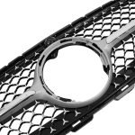 Car front grille compatible with Mercedes CW206 Model 2021 / Diamond Glossy Black Color - Image 4