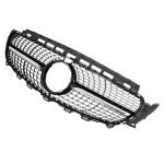 Car front grille compatible with Mercedes E W213 Model 2016-2019 / Diamond Black Color