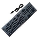 ⁦كيبورد سلكي بمنفذ يو اس بي عربي انجليزي ملائم ومريح للعين / موديل AR-680⁩ - الصورة ⁦2⁩