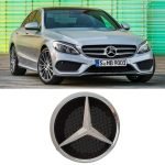 Mercedes W205 logo for the front grille / Silver Color