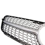 Car front grille compatible with Mercedes CW204 Model 2008 - 2014 / Diamond Chrome  Color - Image 2