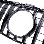 Car front grille compatible with Mercedes CW205 From Model 2019 to 2021 GT Without camera Hole / Black Color - Image 3