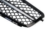 Car front grille compatible with Mercedes CW204 Model 2008-2014 AMG / Black With Chrome Color - Image 2
