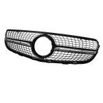 Car front grille compatible with Mercedes E W207 Model 2013 - 2017 / Diamond Glossy Black Color