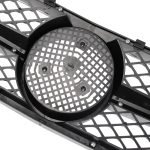 Car front grille compatible with Mercedes CW203 From Model 2002 to 2006  / Chrome With Black Color - Image 4