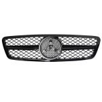 ⁦شبكة سيارة امامية متوافقة مع سيارات مرسيدس CW203 من موديل 2002 الي موديل 2006 / لون اسود⁩ - الصورة ⁦2⁩