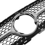 Car front grille compatible with Mercedes CW206 Model 2021 / Glossy Black Starry Color - Image 3