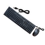 Wired keyboard and mouse with USB port, Arabic-English, convenient and comfortable for the eyes / Model K18