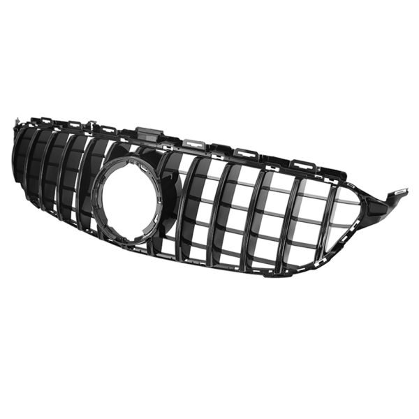 Car front grille compatible with Mercedes E W212 Model 2014 - 2015 GT / Black Color