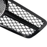 ⁦شبكة سيارة امامية متوافقة مع سيارات مرسيدس CW203 من موديل 2002 الي موديل 2006 / لون اسود⁩ - الصورة ⁦3⁩