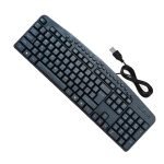 Wired keyboard with USB port, Arabic-English, convenient and comfortable for the eyes / Model KB-08X