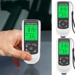 جهاز ديجيتال لقياس سمك طلاء السيارة عالي الجودة / موديل HW-300PRO - لون ابيض