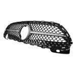 Car front grille compatible with Mercedes CW206 Model 2021 / Glossy Black Starry Color