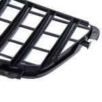 Car front grille compatible with Mercedes CW204 From Model 2008 to 2014 GT / Black With Chrome Color - Image 2