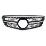 ⁦شبكة سيارة امامية متوافقة مع سيارات مرسيدس E W212  موديل 2009 - 2013 / لون كروم مرصع⁩ - الصورة ⁦4⁩