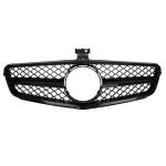 Car front grille compatible with Mercedes CW204 From Model 2008 to 2014  / AMG Glossy Black Color - Image 2