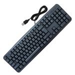 ⁦كيبورد سلكي بمنفذ يو اس بي عربي انجليزي ملائم ومريح للعين / موديل KB-06XE⁩ - الصورة ⁦2⁩