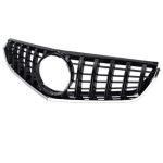 Car front grille compatible with Mercedes E W207 Model 2009-2012 GT / Black Color