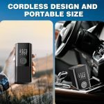 Portable wireless air blower and pump, works without connections, “Wireless & Car Lighter ”, capacity 100 watts, equipped with a double battery 4000 mAh / Model CZK-3690 - Image 6