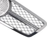 Car front grille compatible with Mercedes CW203 From Model 2002 to 2006  / Chrome With Black Color - Image 3