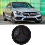 Mercedes W205 logo for the front grille / Black Color