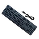 Wired keyboard with USB port, Arabic-English, convenient and comfortable for the eyes / Model K122