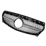 Car front grille compatible with Mercedes CLA W117 / Diamond Chrome Color