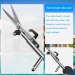 Fruit and herb cutting scissors, non-slip and comfortable for the hand / Model FD50 - Black Color - Image 5