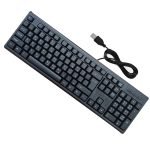 كيبورد سلكي بمنفذ يو اس بي عربي انجليزي ملائم ومريح للعين / موديل AR-680
