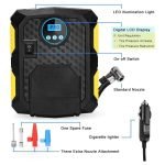 An air inflator with a light bulb for car tires, bicycles, balls, and floating hoops that works through the car lighter / Model YY-3609 - Image 7