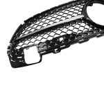 Car front grille compatible with Mercedes CW206 Model 2021 / Diamond Glossy Black Chrome  Color - Image 5