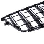 Car front grille compatible with Mercedes CW204 From Model 2008 to 2014 GT / Black With Chrome Color - Image 3
