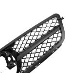Car front grille compatible with Mercedes CW204 From Model 2008 to 2014  / AMG MAT Black Color - Image 3